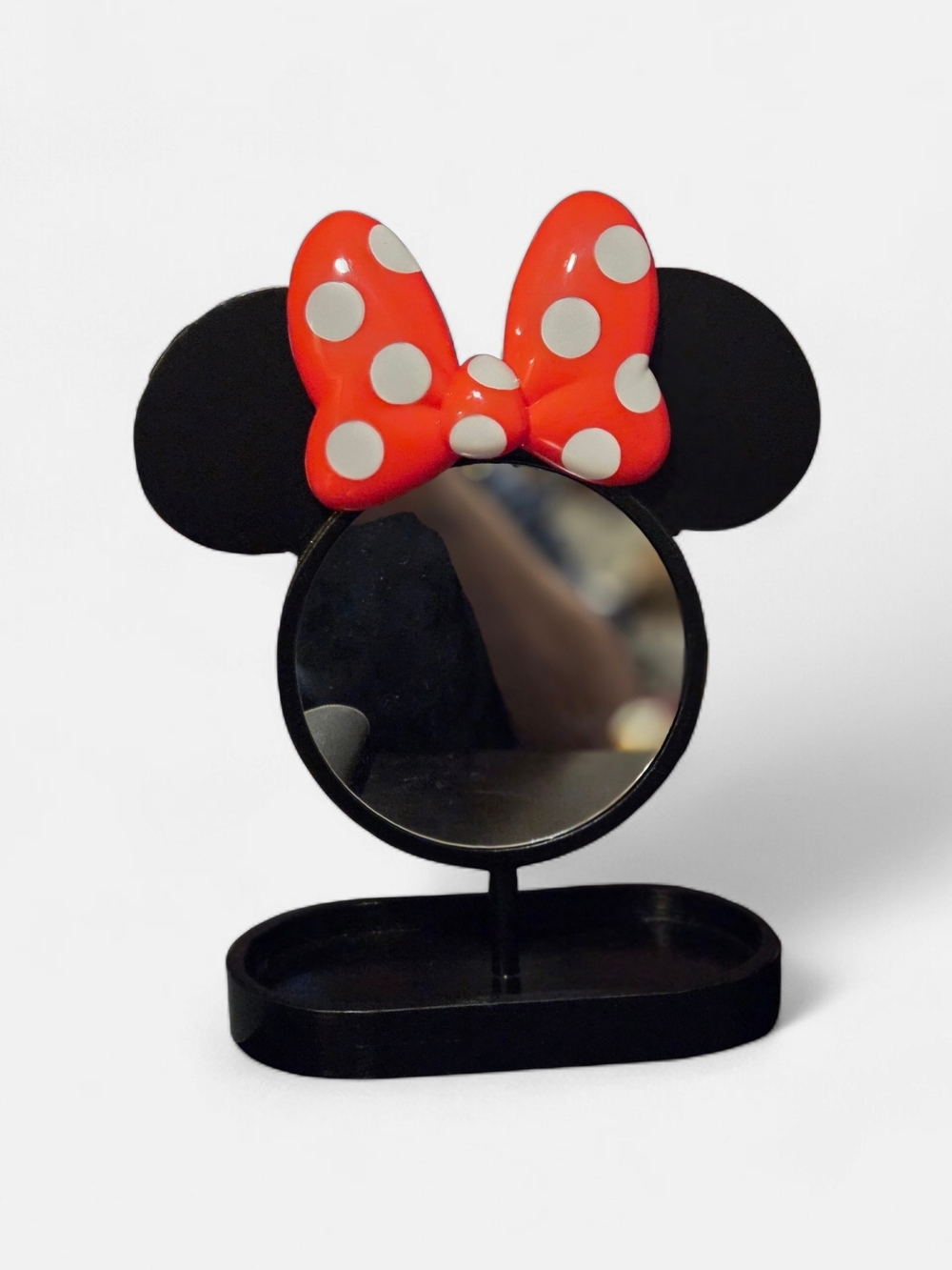 Disney Parks Minnie Mouse Stand With Mirror And  Tray